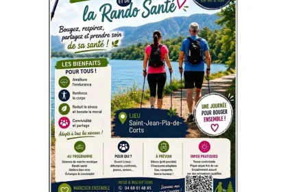 Journée Marche Nordique-Rando Santé - lac Saint Jean Pla de Corts