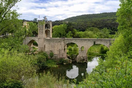 Pic Cornador-Ermitage Sant Ferreol depuis Besalu